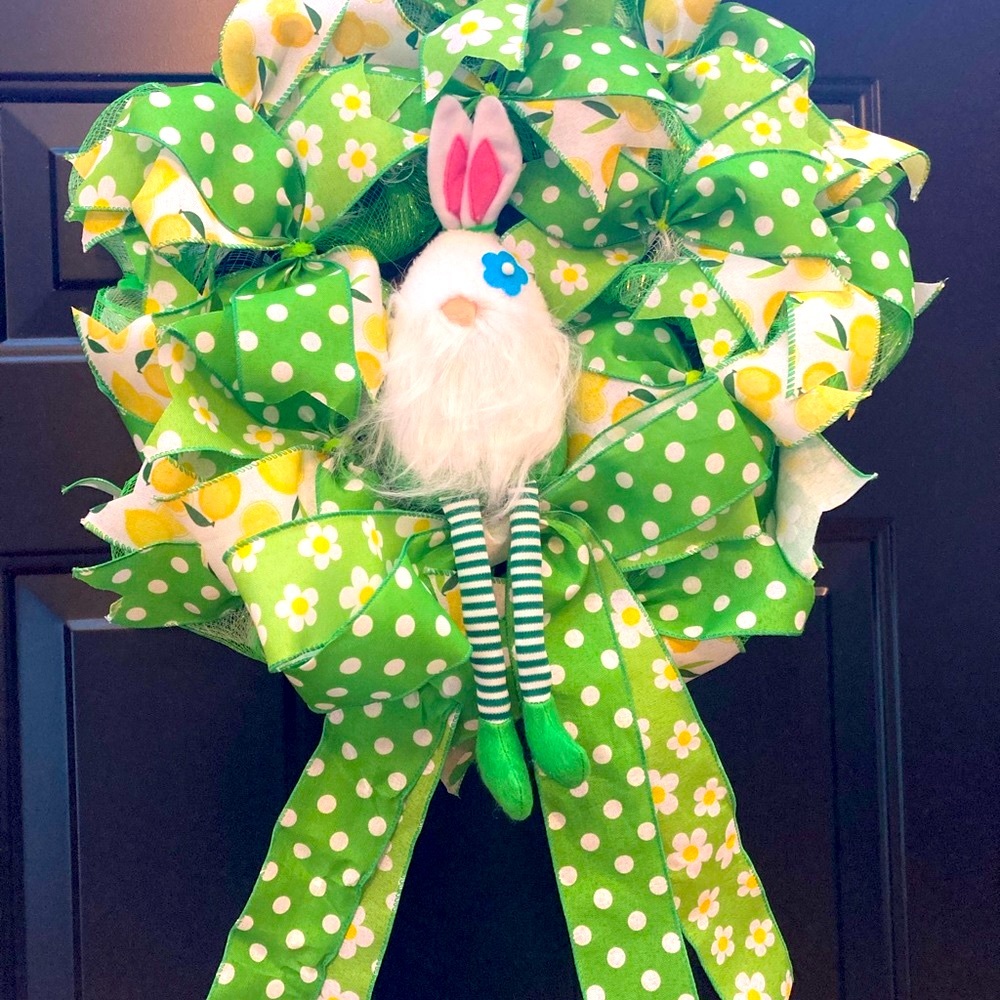 Spring troll plush wreath